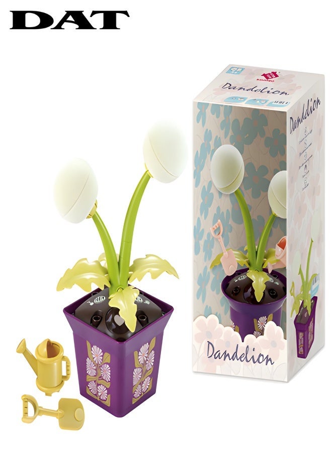 DAT Dandelion Interactive Musical Flower Pot Toy with Light & Sound, Piano Mode, Pretend Watering & Digging Accessories, Kids 3+ - Image 1